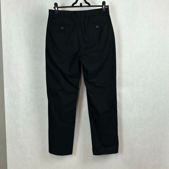 Banana Republic Mens Tailored Fit Dress Pants Slacks Sz 29x29.5 Black Non Iron H - Picture 4 of 12